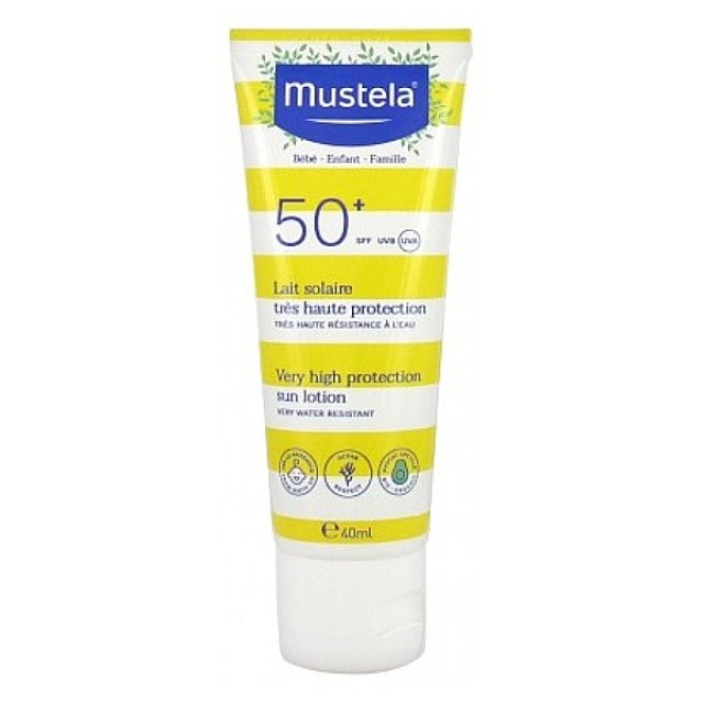 Mustela Very High Protection Body & Face Sunscreen SPF50 40ml