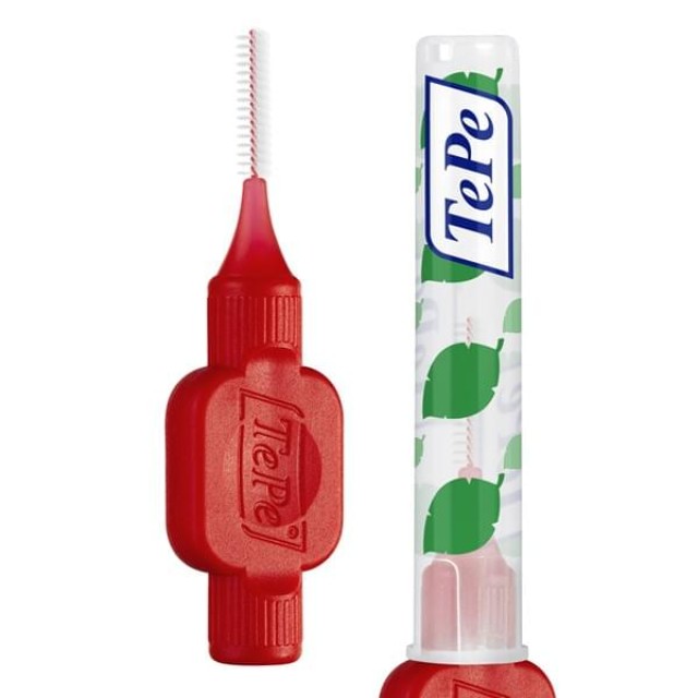 TePe Interdental Brushes Size 2 0.5mm Red 8 pieces