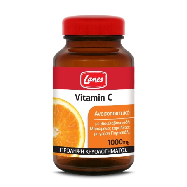 Lanes Vitamin C 1000mg Orange 60 chewable tablets