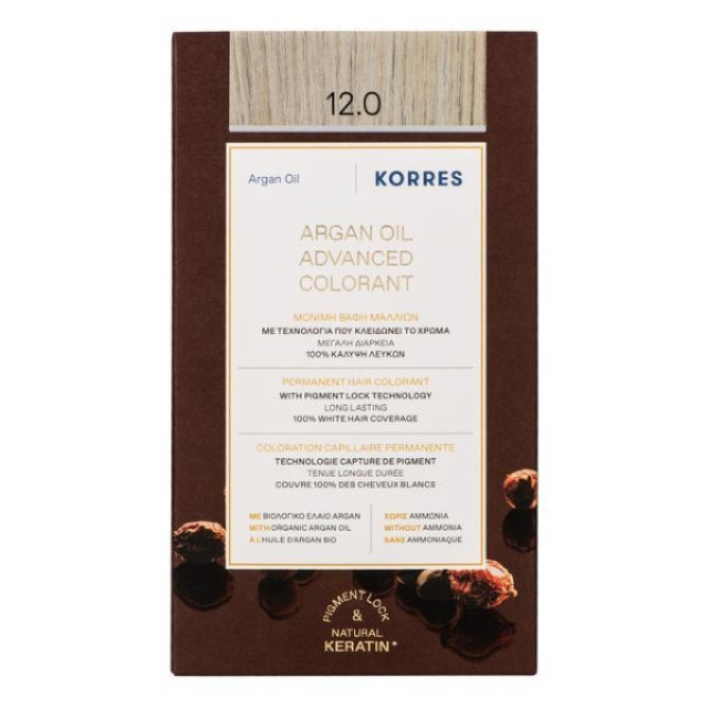 Korres Argan Oil Advanced Colorant 12.0 Special Blonde