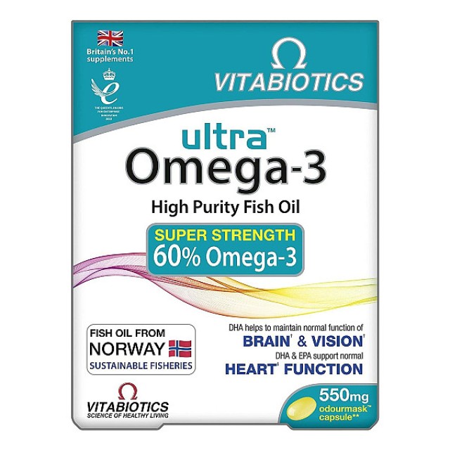 Vitabiotics Ultra Omega-3 60 κάψουλες