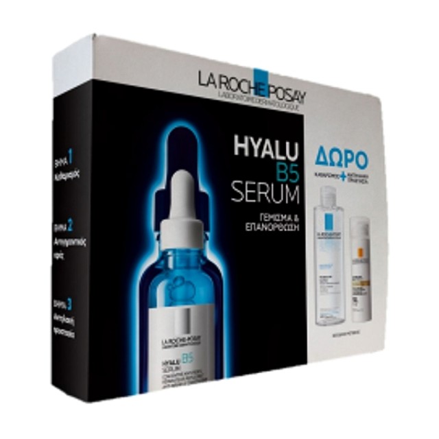 La Roche Posay Anti Aging Promo Hyalu B5 Serum 30ml & Eau Micellaire 50ml & Age Correct 3ml