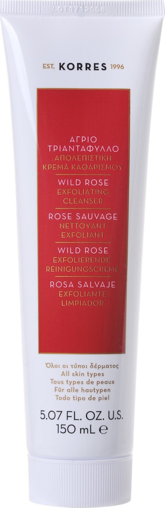 Korres Wild Rose Exfoliating Cleanser 150ml