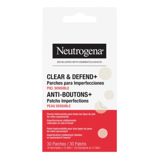 Neutrogena Clear and Defend+ Blemish Patches 30 τεμάχια