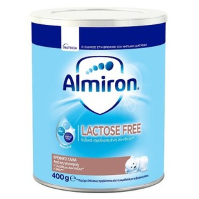 Nutricia Almiron Lactose Free Γάλα σε Σκόνη 0m+ 400g
