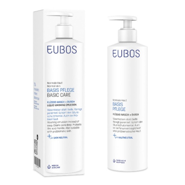 Eubos Basic Care Blue Liquid Washing Emulsion 400ml