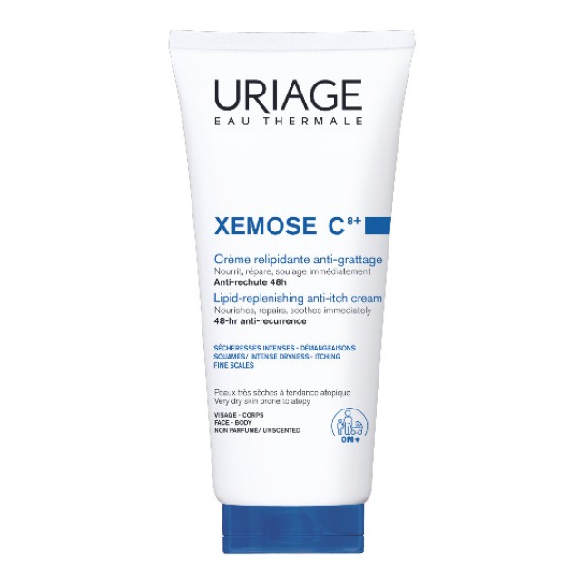 Uriage Xemose C8+ Lipid-Replenishing Anti-Itch Cream 200ml