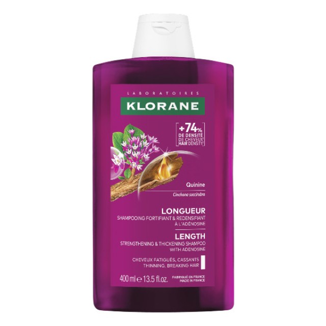 Klorane Quinine Growth Accelerating Shampoo 400ml