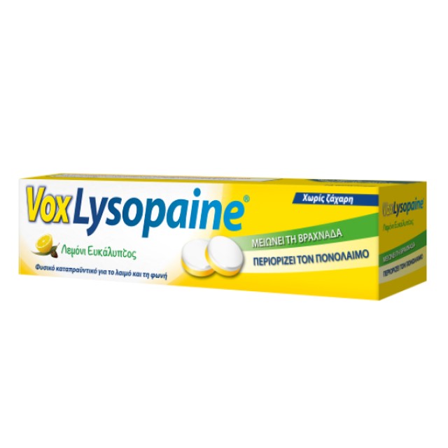 VoxLysopaine Lemon-Eucalyptus 18 rolls