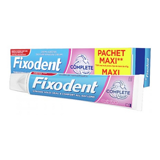 Fixodent Pro Complete Fixing Cream for Artificial Dentures +50% 70g