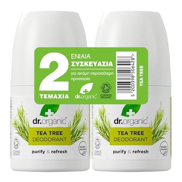 Dr. Organic Tea Tree Deodorant 2x50ml