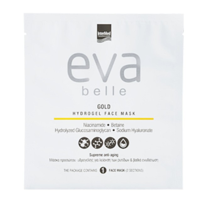 Intermed Eva Belle Gold Hydrogel Face Mask 1 τεμάχιο