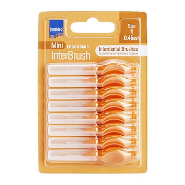 Intermed Ergonomic InterBrush Mini Size 1 0.45mm 8 pieces