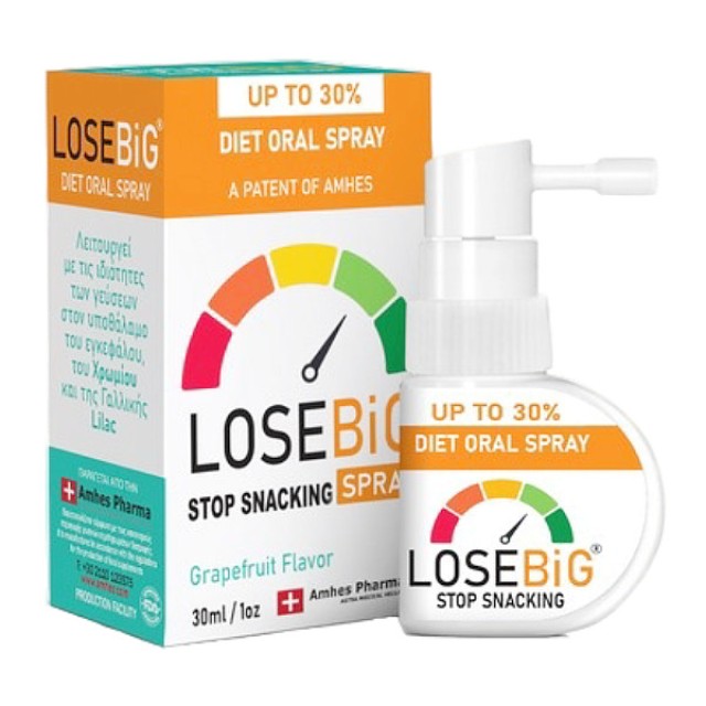 Amhes Pharma Losebig Spray γεύση Γκρέιπφρουτ 30ml