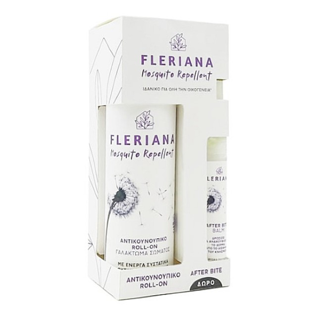 Power Health Fleriana Αντικουνουπικό Roll-On Γαλάκτωμα 100ml & After Bite Balm 7ml