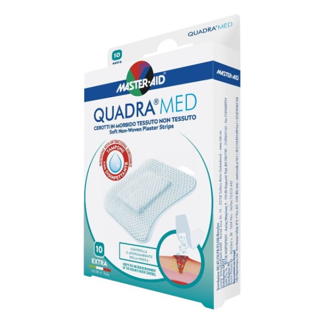 Master Aid Quadra Med Extra 45x57mm 10 τεμάχια