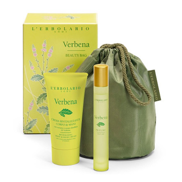 L'Erbolario Verbena Beauty Bag Perfume 15ml & Body and Hand Cream 75ml