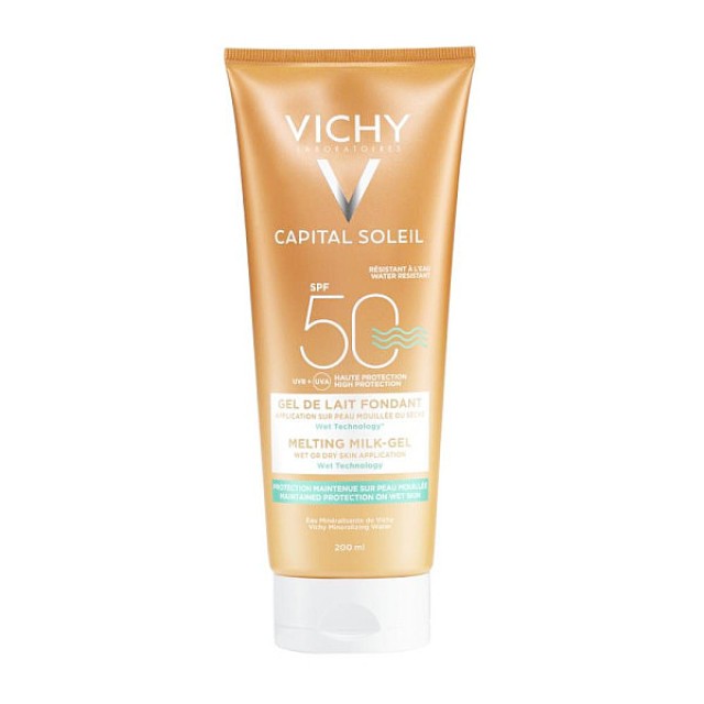 Vichy Capital Soleil Milk-Gel Wet Skin Technology SPF50 200ml