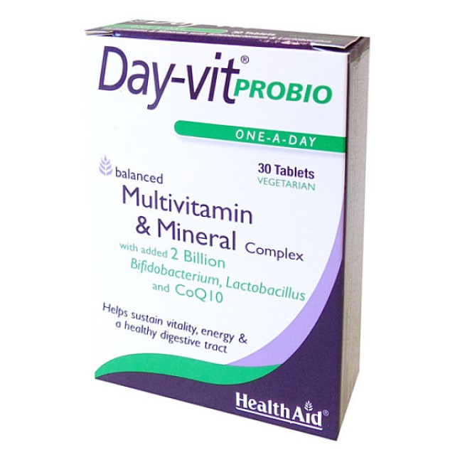 Health Aid Day-Vit Probio & Co Q10 30 tablets