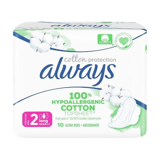 Always Cotton Protection Long 12 τεμάχια