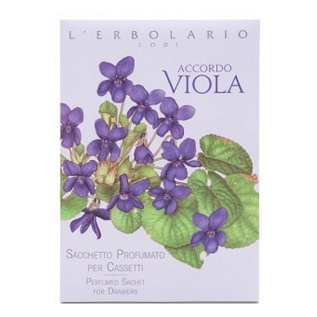 L'Erbolario Accordo Viola Αρωματικά Σακουλάκια για Συρτάρια 1 τεμάχιο