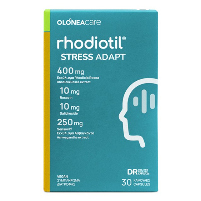 Olonea Rhodiotil Stress Adapt 30 κάψουλες