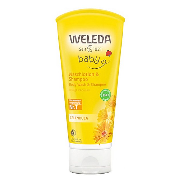 Weleda Baby Σαμπουάν Καλέντουλας και Αφρόλουτρο  200ml