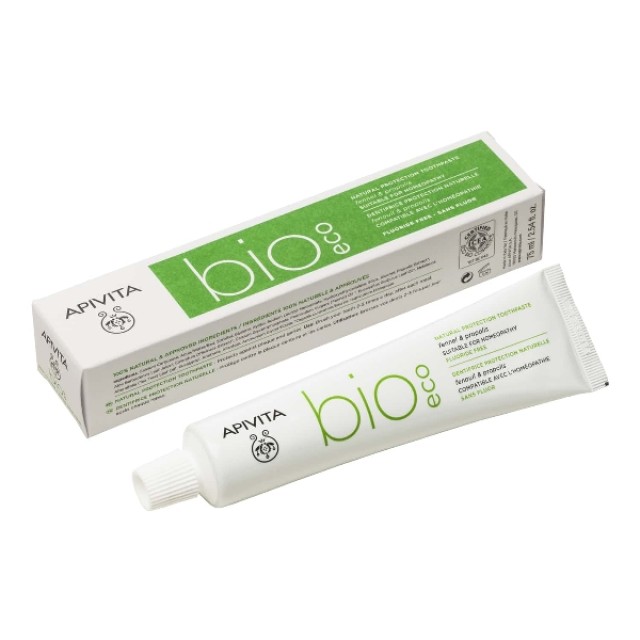 Apivita Oral Care Οδοντόκρεμα Bio-Eco Χωρίς Φθόριο Με Μάραθο & Πρόπολη 75ml