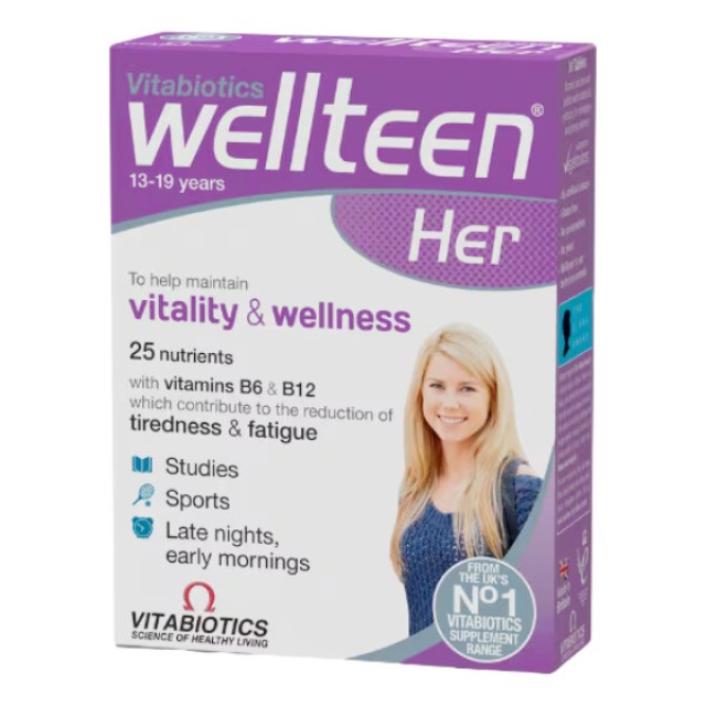 Vitabiotics Wellteen Her 30 ταμπλέτες