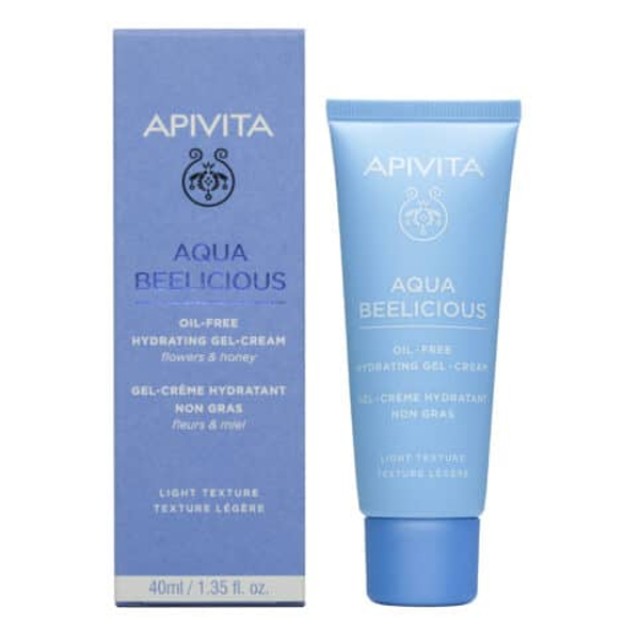 Apivita Aqua Beelicious Oil-Free Κρέμα-Gel Ενυδάτωσης Ελαφριάς Υφής 40ml