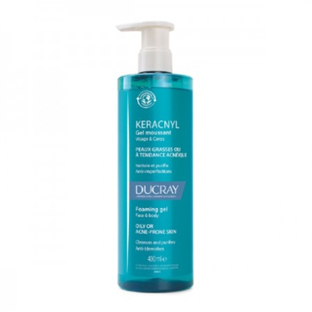 Ducray Keracnyl Gel Moussant For Acne Prone Skin 400ml