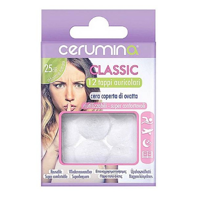 Master Aid Cerumina Classic Earplugs 12 pieces