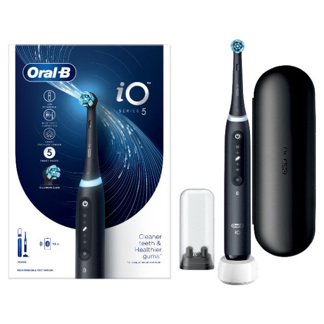 Oral-B iO Series 5 Magnetic Black ηλεκτρική οδοντόβουρτσα