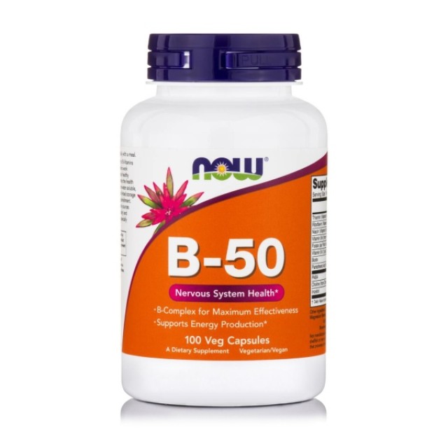 Now Foods Vitamin B-50 100 κάψουλες