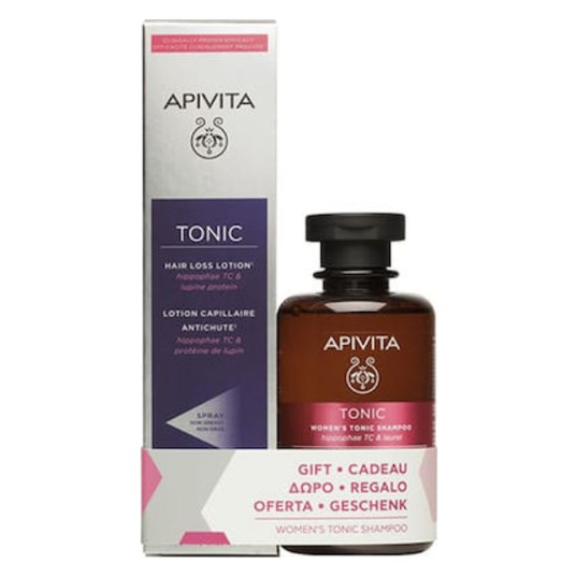 Apivita Promo Tonic Hair Loss Lotion 150ml + Δώρο Women's Tonic Shampoo 250ml
