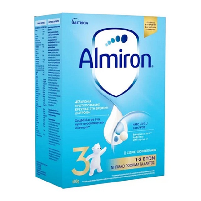 Nutricia Almiron 3 Γάλα σε Σκόνη 1-2 Ετών 600g