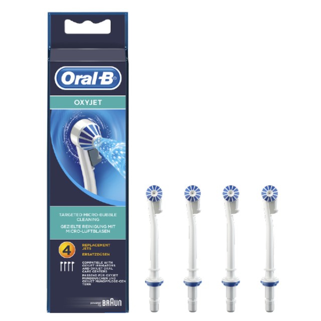 Oral-B OxyJet Ανταλλακτικές Κεφαλές 4 τεμάχια