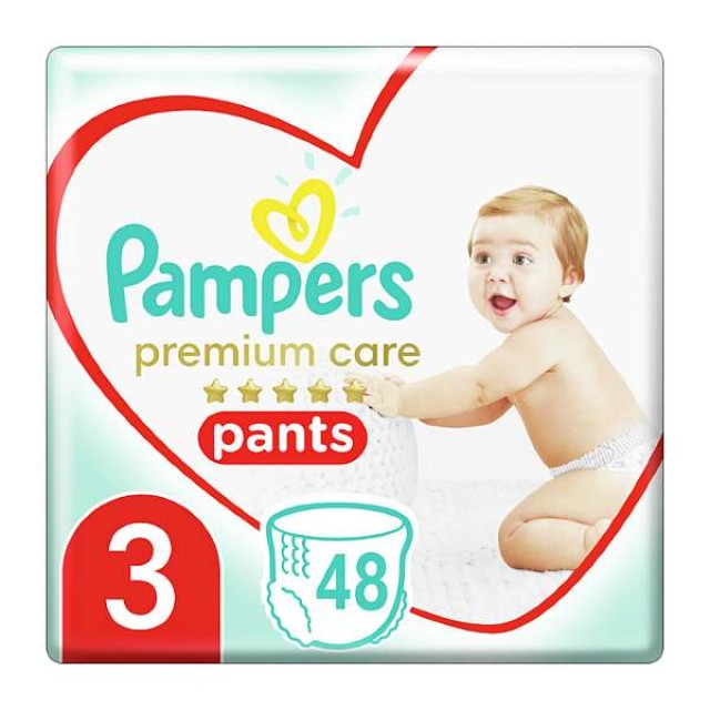 Pampers Premium Care Pants No. 3 (6-11 kg) 48 τεμάχια