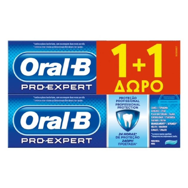 Oral-B Οδοντόκρεμα Pro-Expert Professional Protection 2x75ml