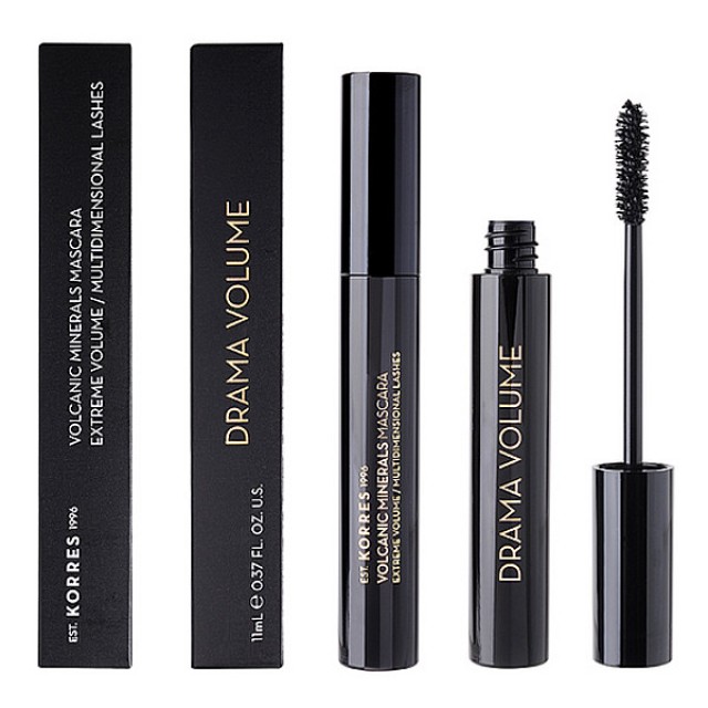 Korres Volcanic Minerals Drama Volume Mascara 02 Plum Brown 11ml