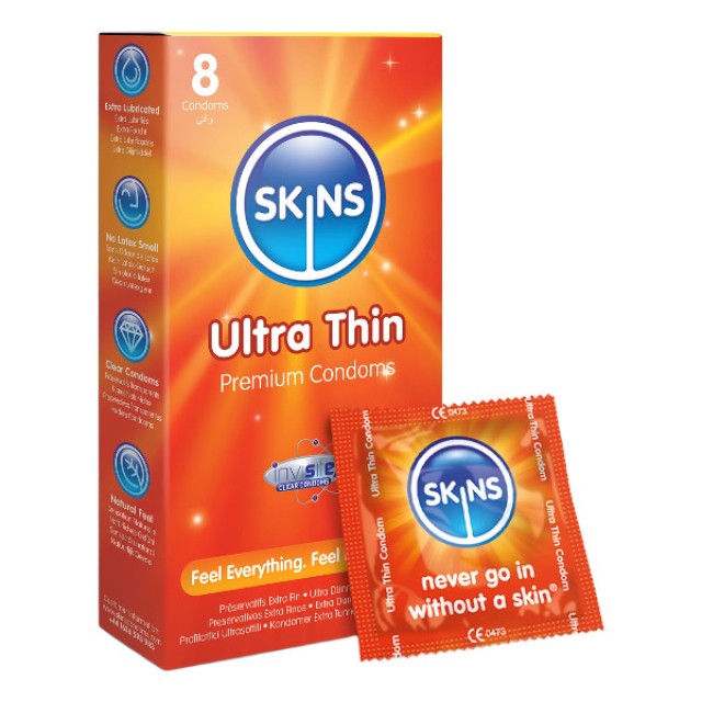 Skins Ultra Thin Condoms 8 τεμάχια