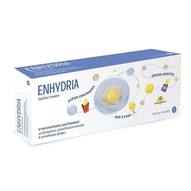 Epsilon Health Enhydria with Cola-Lemon Flavor sachets 6x15ml