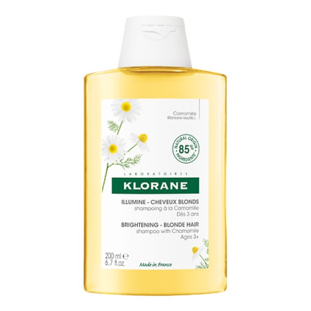Klorane Camomille Shampoo for Blonde Highlights with Chamomile 200ml