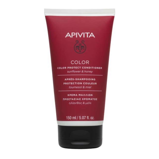 Apivita Color Protect Μαλακτική Κρέμα Προστασίας Χρώματος Για Βαμμένα Μαλλιά Με Ηλίανθο & Μέλι 150ml