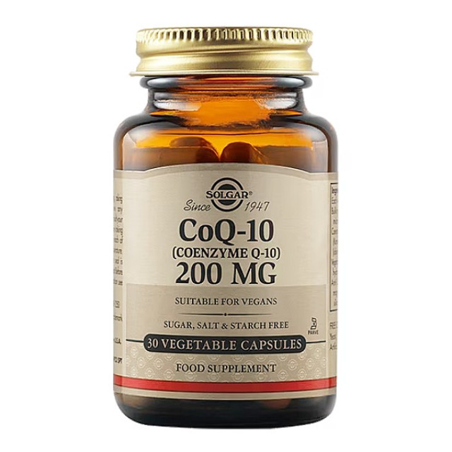 Solgar CoQ-10 200mg 30 capsules
