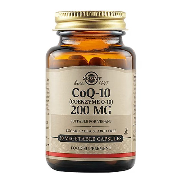 Solgar CoQ-10 200mg 30 φυτοκάψουλες