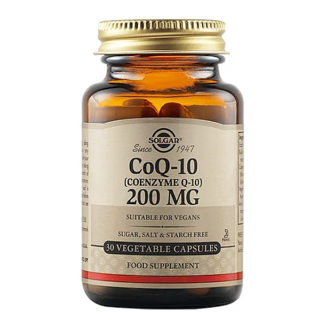 Solgar CoQ-10 200mg 30 φυτοκάψουλες