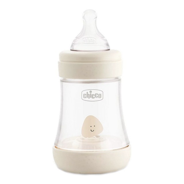 Chicco Perfect 5 Πλαστικό Μπιμπερό Γκρι 0m+ 150ml