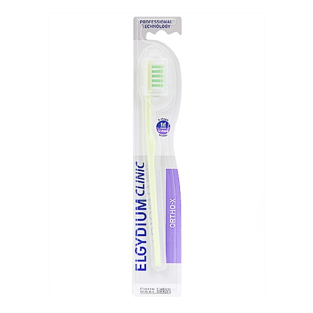 Elgydium Clinic X Orthodontics Toothbrush For Orthodontic Devices 1 piece