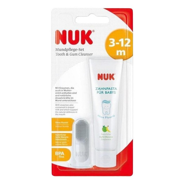 Nuk Tooth and Gum Cleanser Set 3-12m